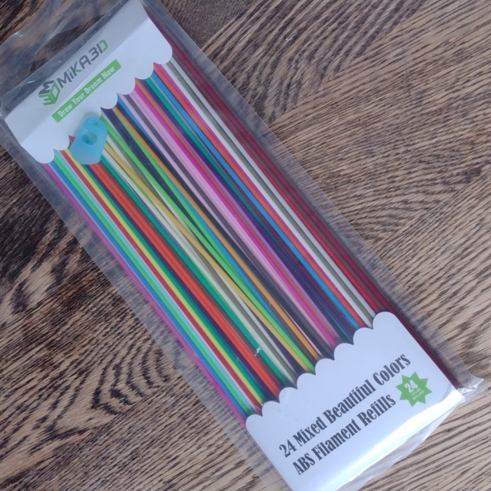 Mika3D Pen ABS Filament - 120 Pack, 2.85 mm